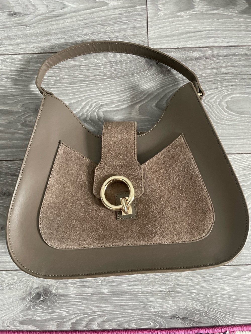 Ron White Genuine Leather Shoulder Bag